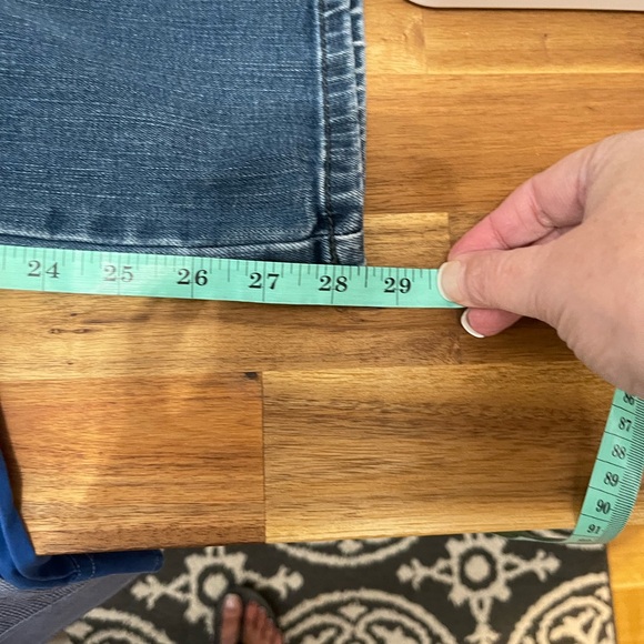 Lee classic fit size 12 dark denim 32 waist 28 length - Picture 3 of 9